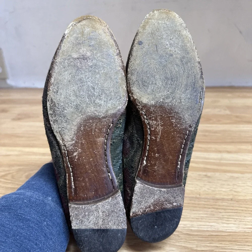 Vintage 90s Ralph Lauren tapestry loafers‎ Flats Women's Size 9 AA
